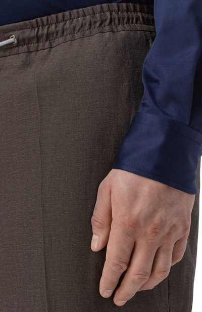 Брюки из шерсти и льна CORNELIANI, арт. 274L27/2714164, фото 5