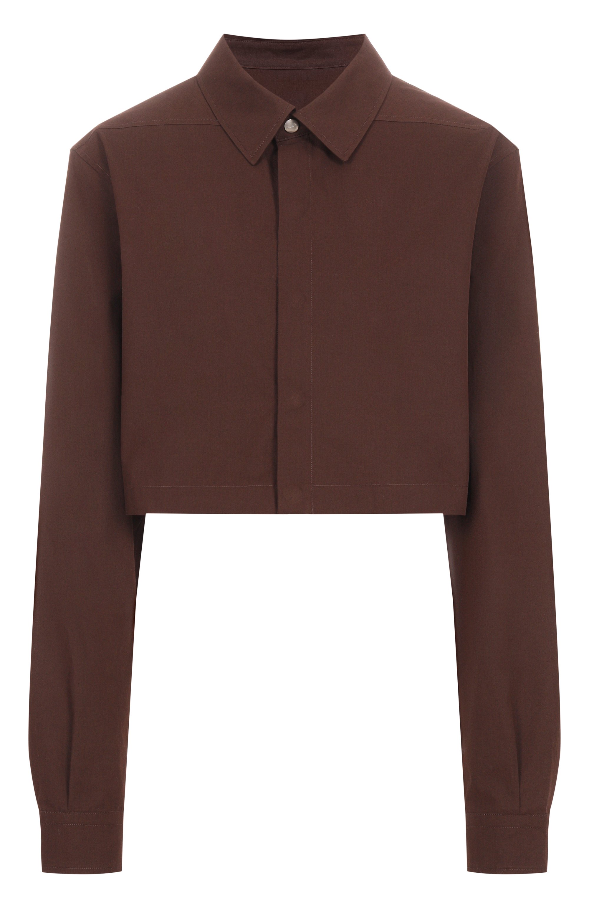 Хлопковая рубашка RICK OWENS, арт. RP01E7240/P, фото 1