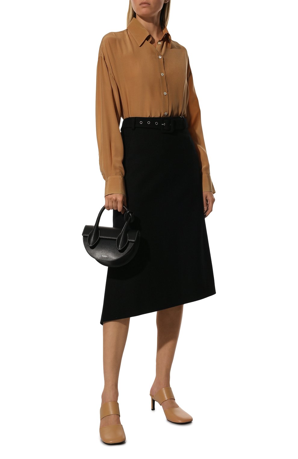 Шерстяная юбка RUBAN черного цвета по цене 34960 руб., арт. RPW22/23-5.1.41.2, фото 2 Шерстяная юбка RUBAN, арт. RPW22/23-5.1.41.2, фото 2