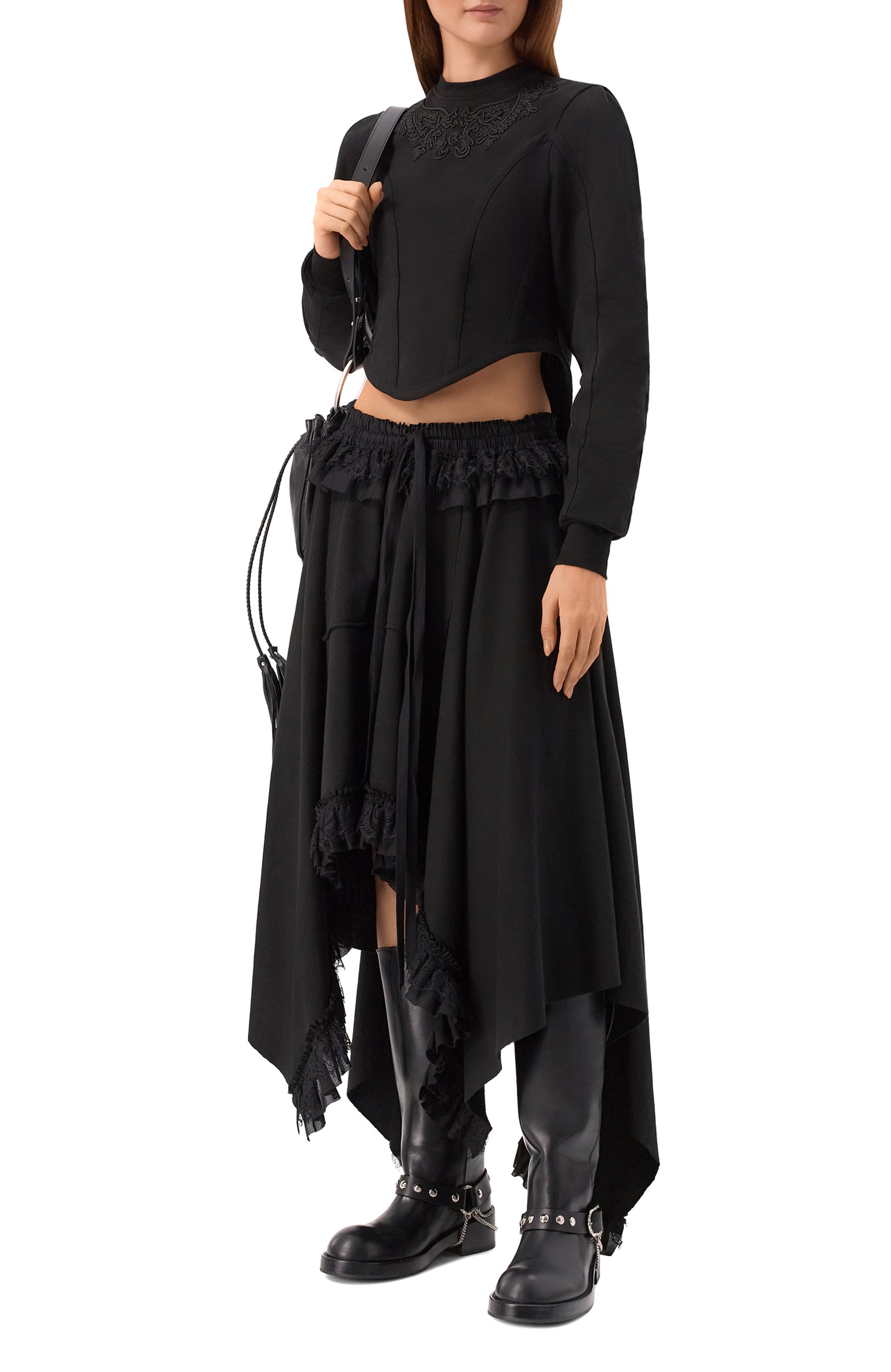 Кожаные сапоги edeed ANN DEMEULEMEESTER, арт. B0014711/LT049, фото 3
