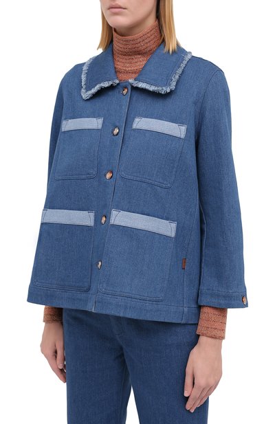 Джинсовый жакет CHLOÉ, арт. CHC20ADV01153, фото 4
