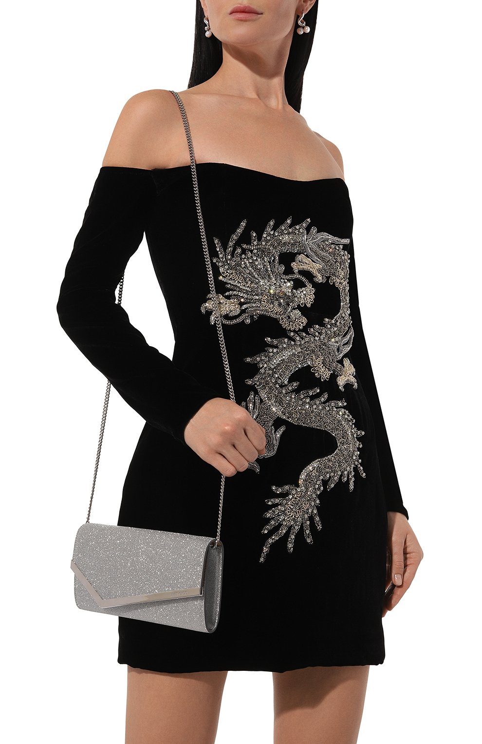 Клатч emmie JIMMY CHOO, арт. EMMIE/IGT, фото 2