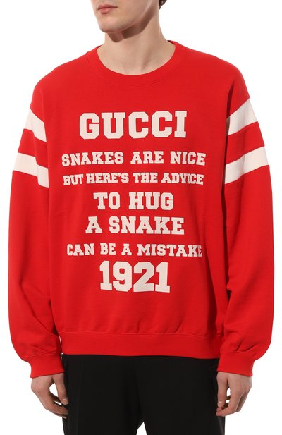 Хлопковый свитшот GUCCI, арт. 655471 XJDHO, фото 3