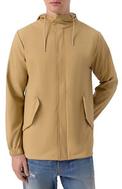 Плащ RAINS бежевого цвета по цене 17550 руб., арт. RA18010, фото 3 Плащ RAINS, арт. RA18010, фото 3