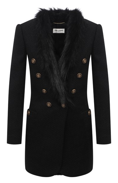 Женский шерстяной жакет SAINT LAURENT, арт. 668532/Y7D39