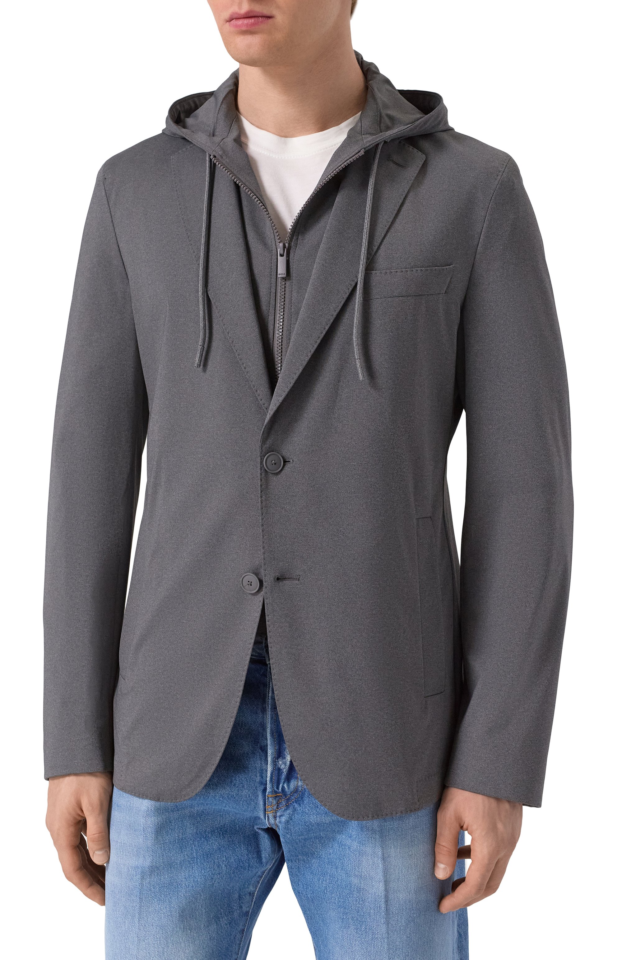 Однобортный пиджак BOSS, арт. 50535058, фото 4