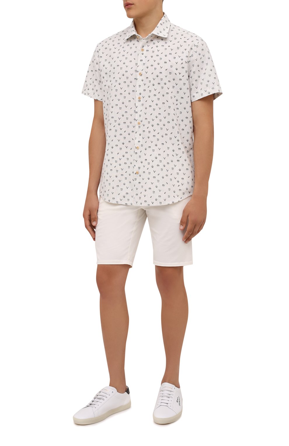 Хлопковая рубашка BOSS, арт. 50448095, фото 2