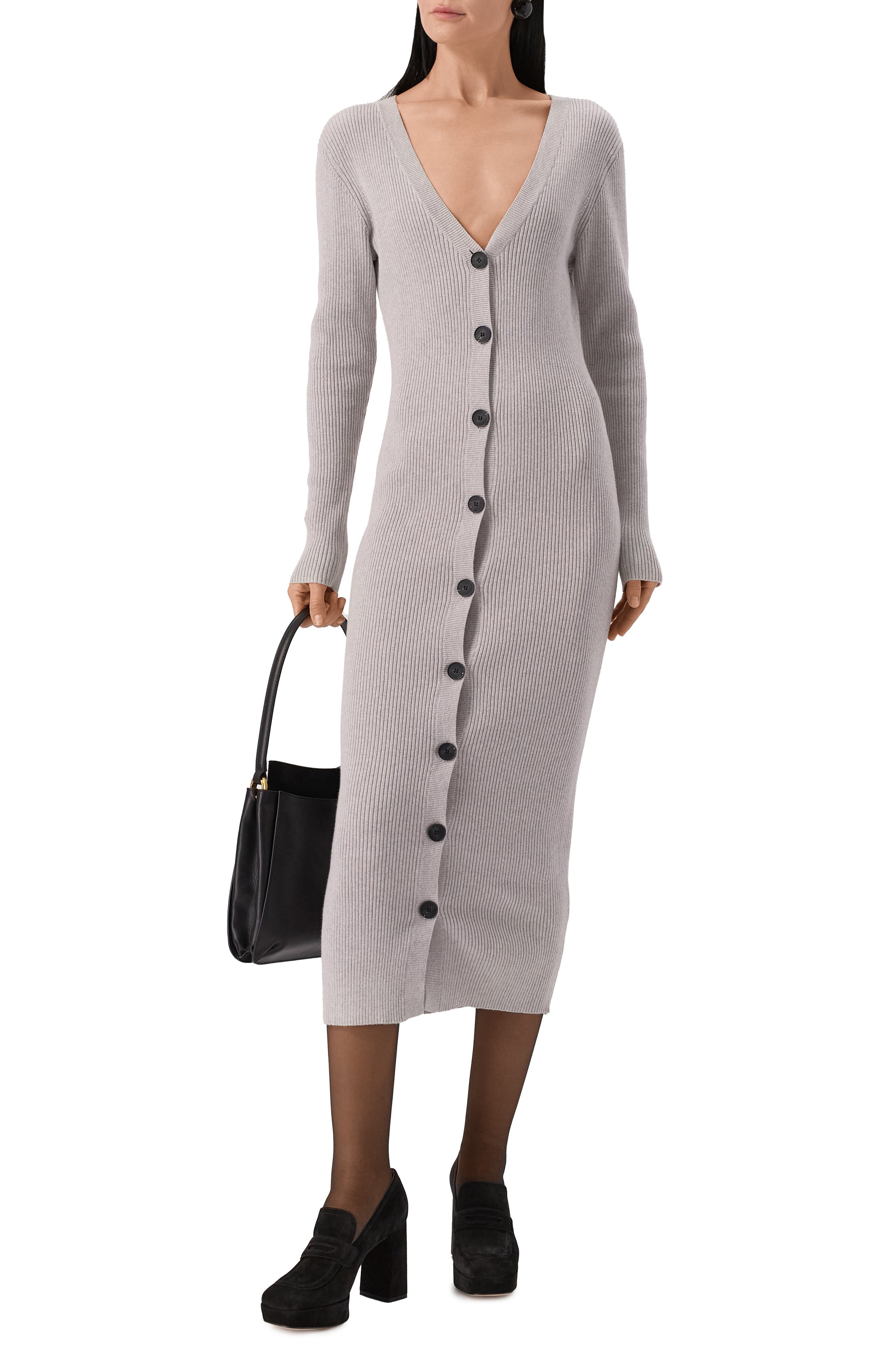 Платье из хлопка и кашемира IRO, арт. WP33S0RAM, фото 2