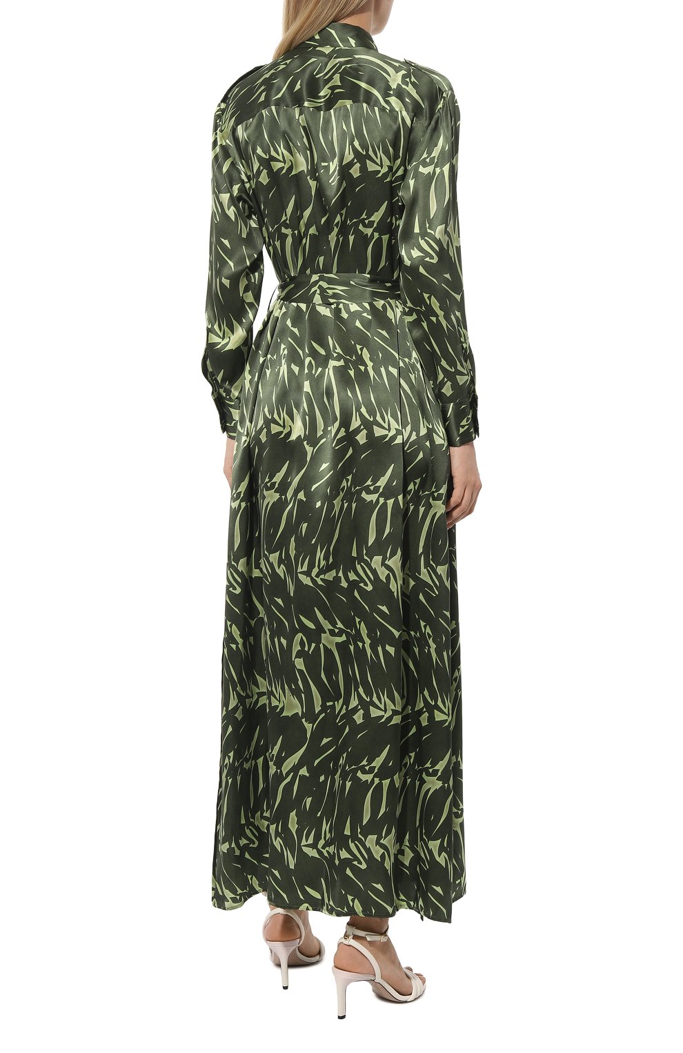 Атласное платье KITON, арт. D47H321K0978C_D47T321K0978C_D47Z321K0978C, фото 4