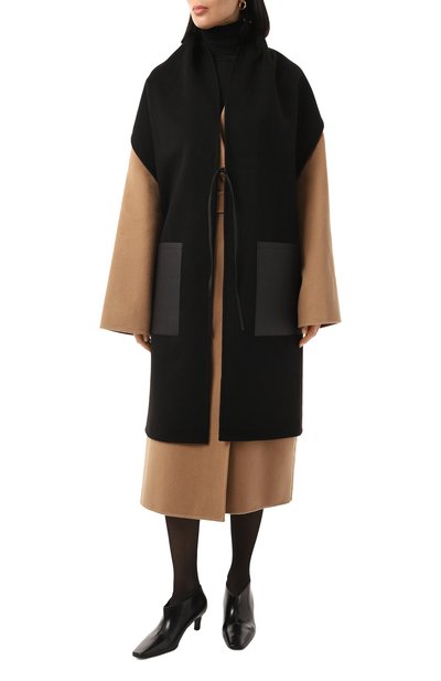 Шерстяная накидка YVES SALOMON, арт. 25WAA003XXCATL, фото 3