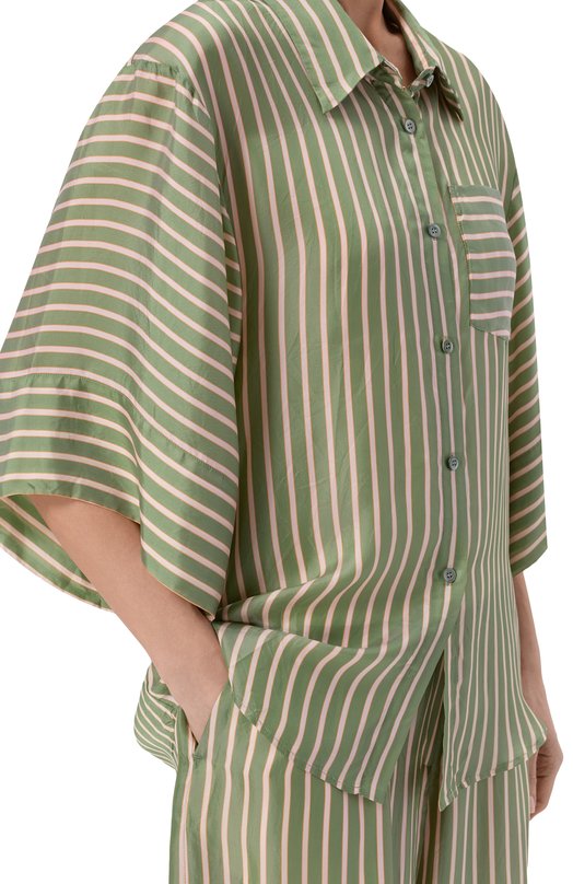 Рубашка Dries Van Noten 010757/3274 Зелёный  010757/3274 Фото 5