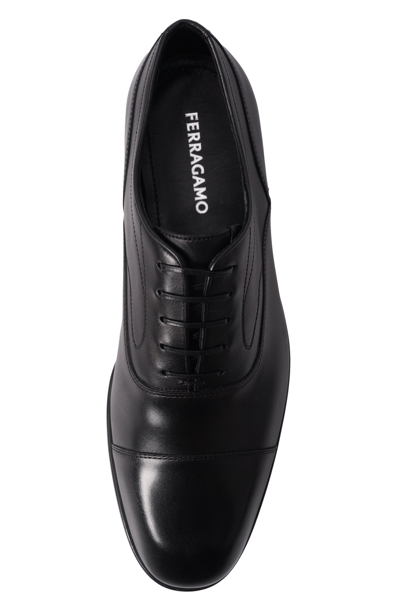 Кожаные оксфорды FERRAGAMO, арт. 02A681/789484, фото 5