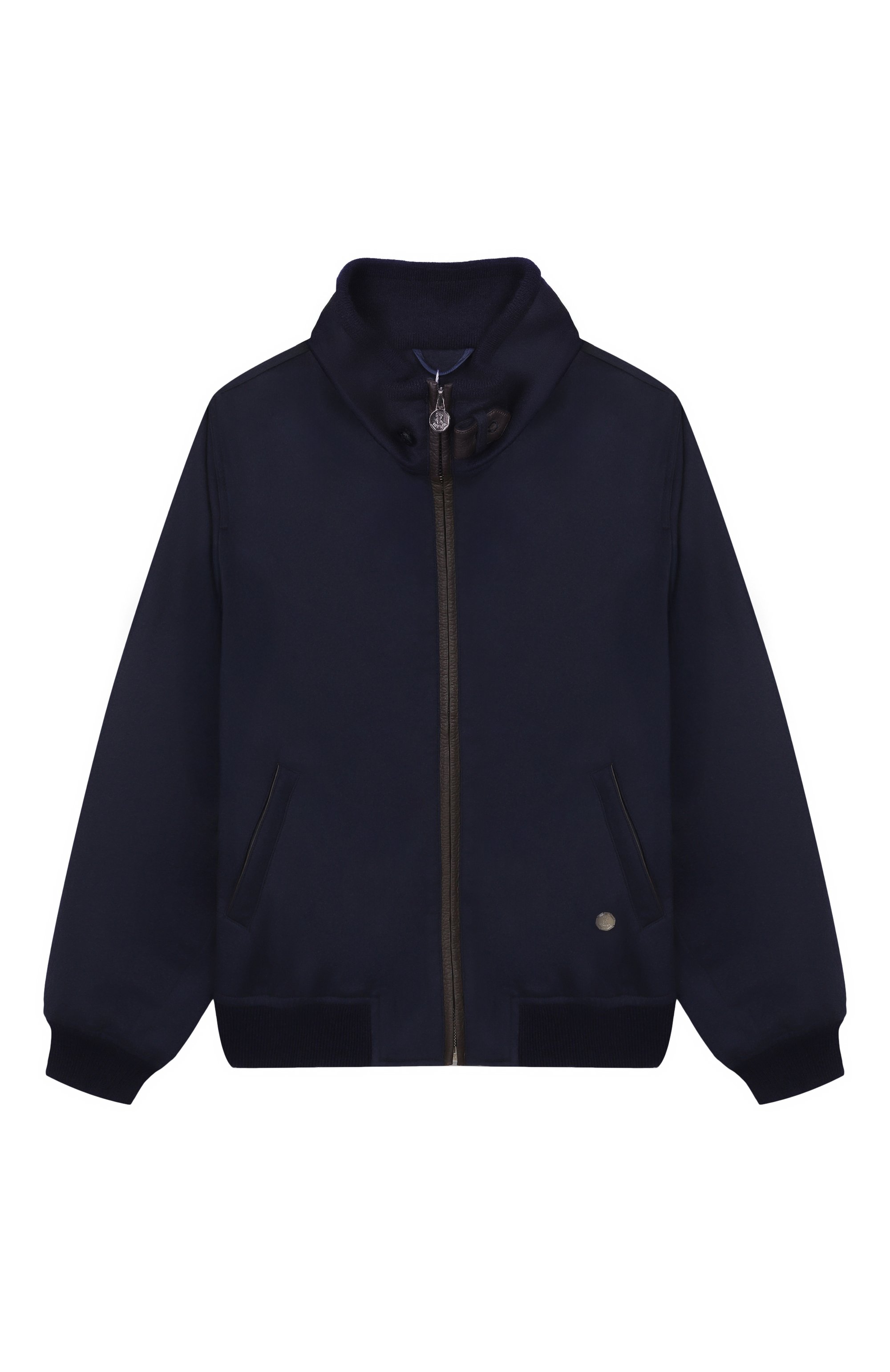 Кашемировый бомбер STEFANO RICCI JUNIOR темно-синего цвета по цене 174500 руб., арт. YUJ6400040/C603, фото 1 Кашемировый бомбер STEFANO RICCI JUNIOR, арт. YUJ6400040/C603, фото 1