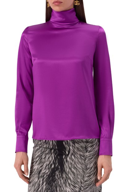 Атласный топ DOLCE & GABBANA, арт. F7AN6T/FU1AU, фото 3