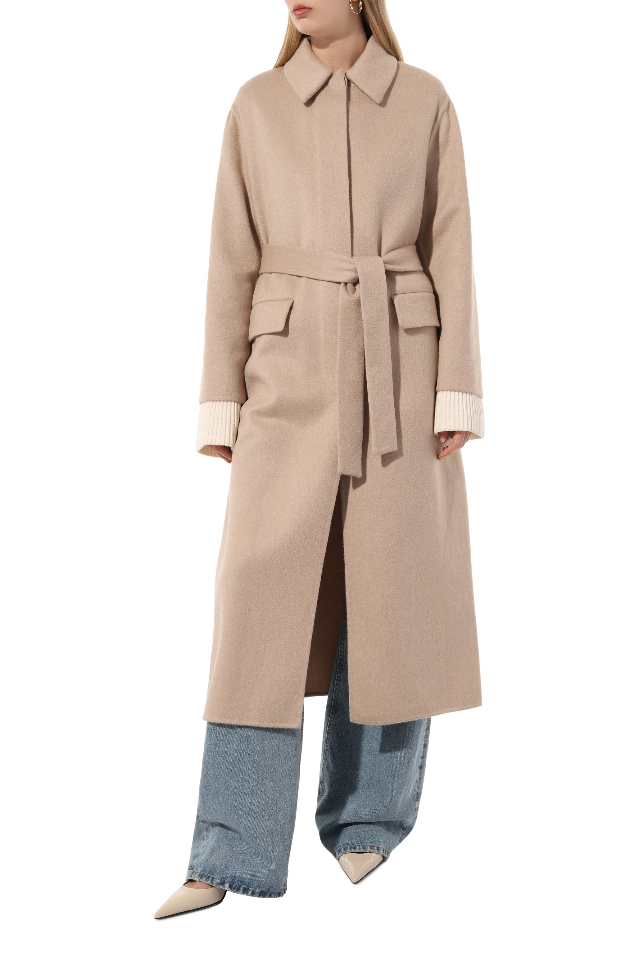 Кашемировое пальто BRUNELLO CUCINELLI бежевого цвета по цене 985500 руб., арт. MD5039613, фото 3 Кашемировое пальто BRUNELLO CUCINELLI, арт. MD5039613, фото 3