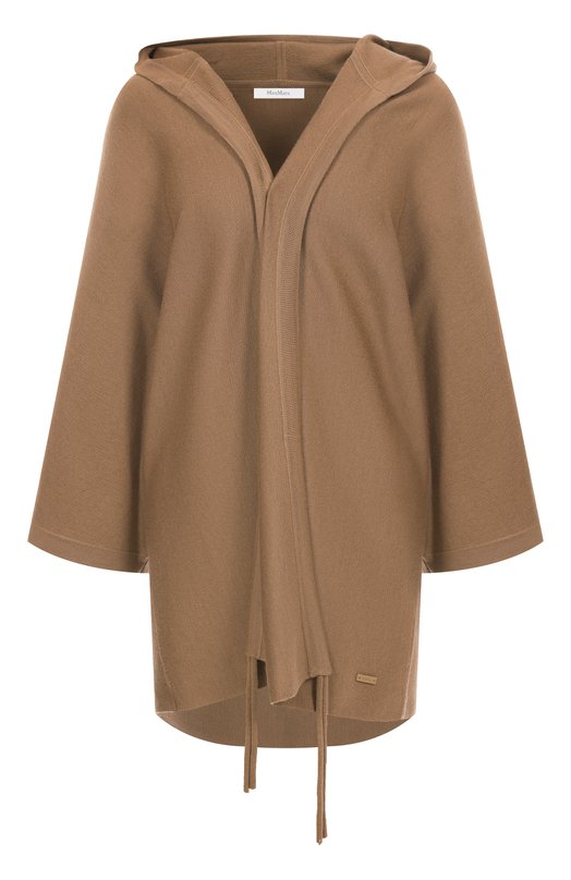 Шерстяной кардиган Max Mara ASTER Коричневый ASTER