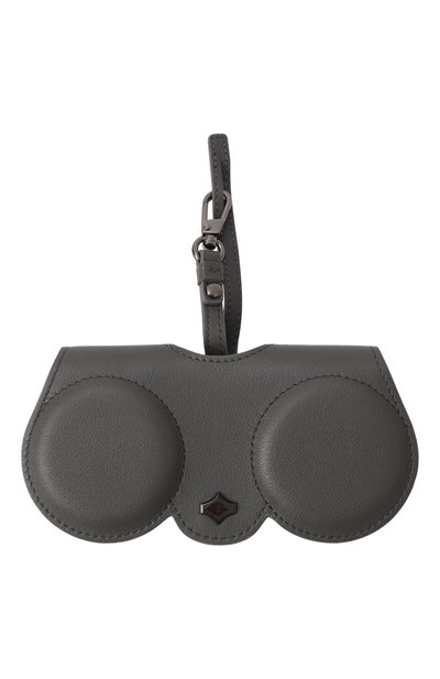 Женские кожаный футляр для очков ANY DI, арт. SP101602 KHAKI GREY