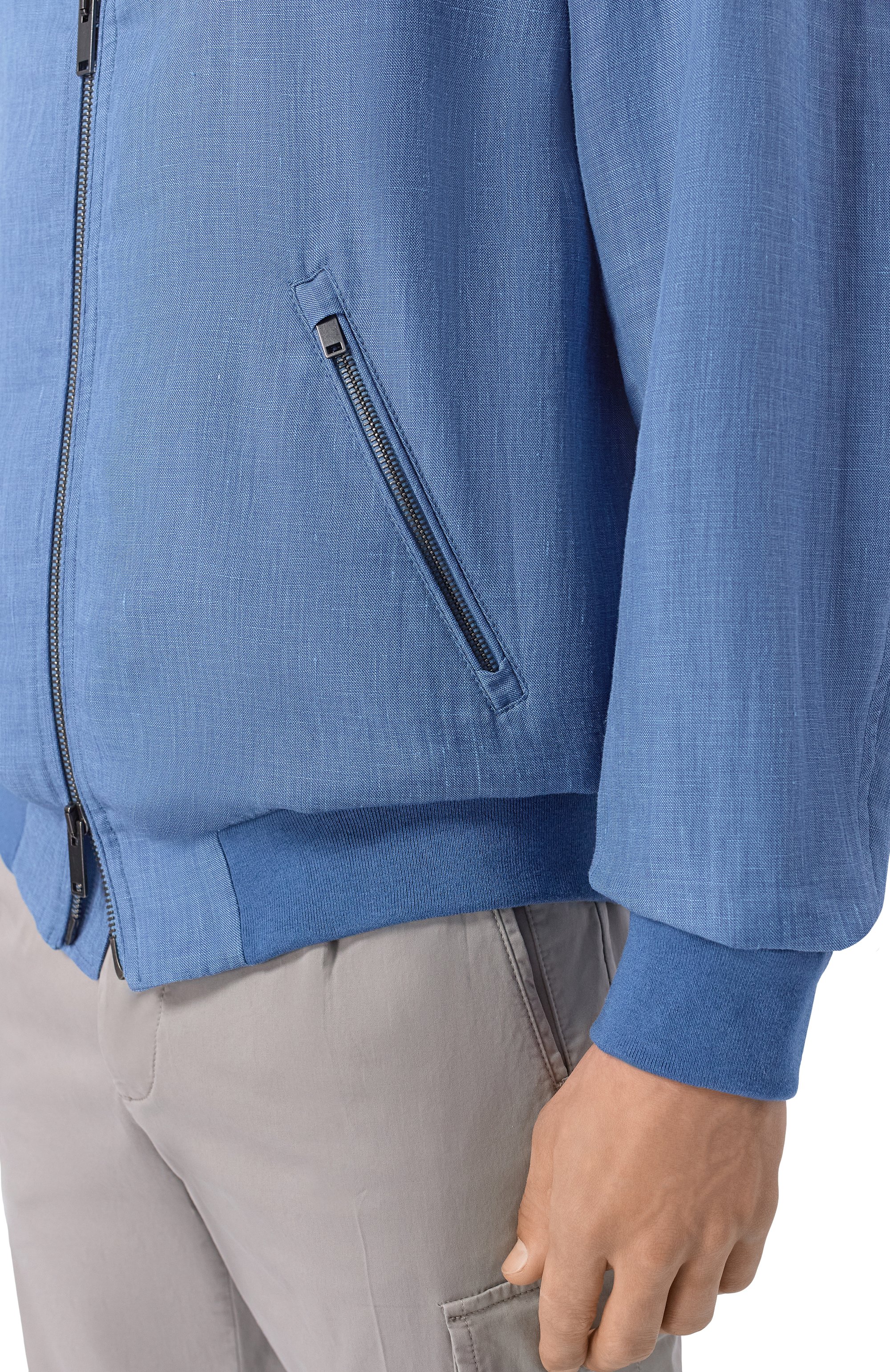 Бомбер изо льна и шерсти MVST, арт. M26.2PM.0008/F098 LINEN RAIN SYSTEM (WITH0UT MEMBR, фото 5