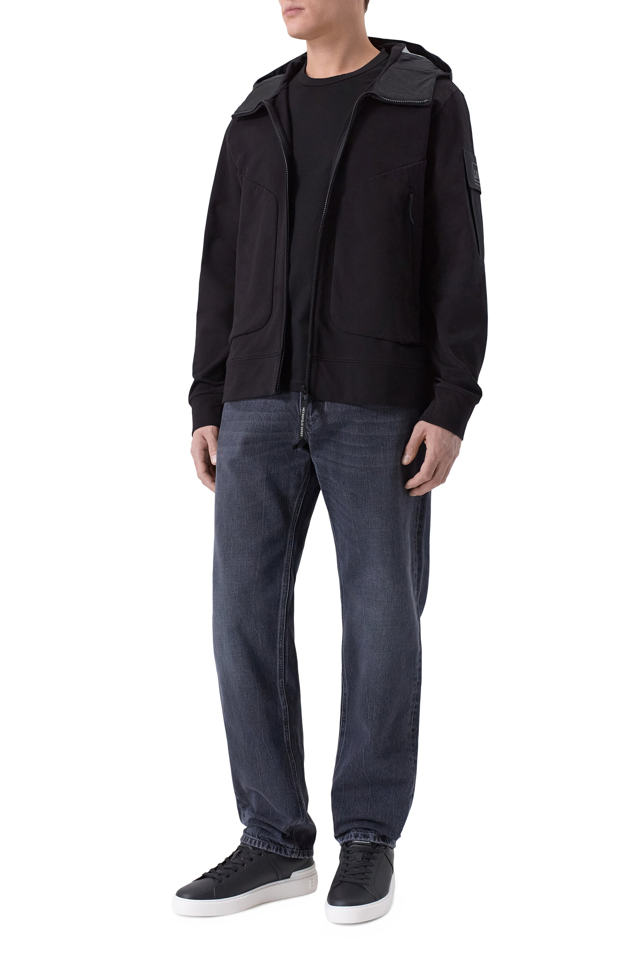 Хлопковая толстовка C.P. COMPANY, арт. 20CLSS016A/006452M, фото 2