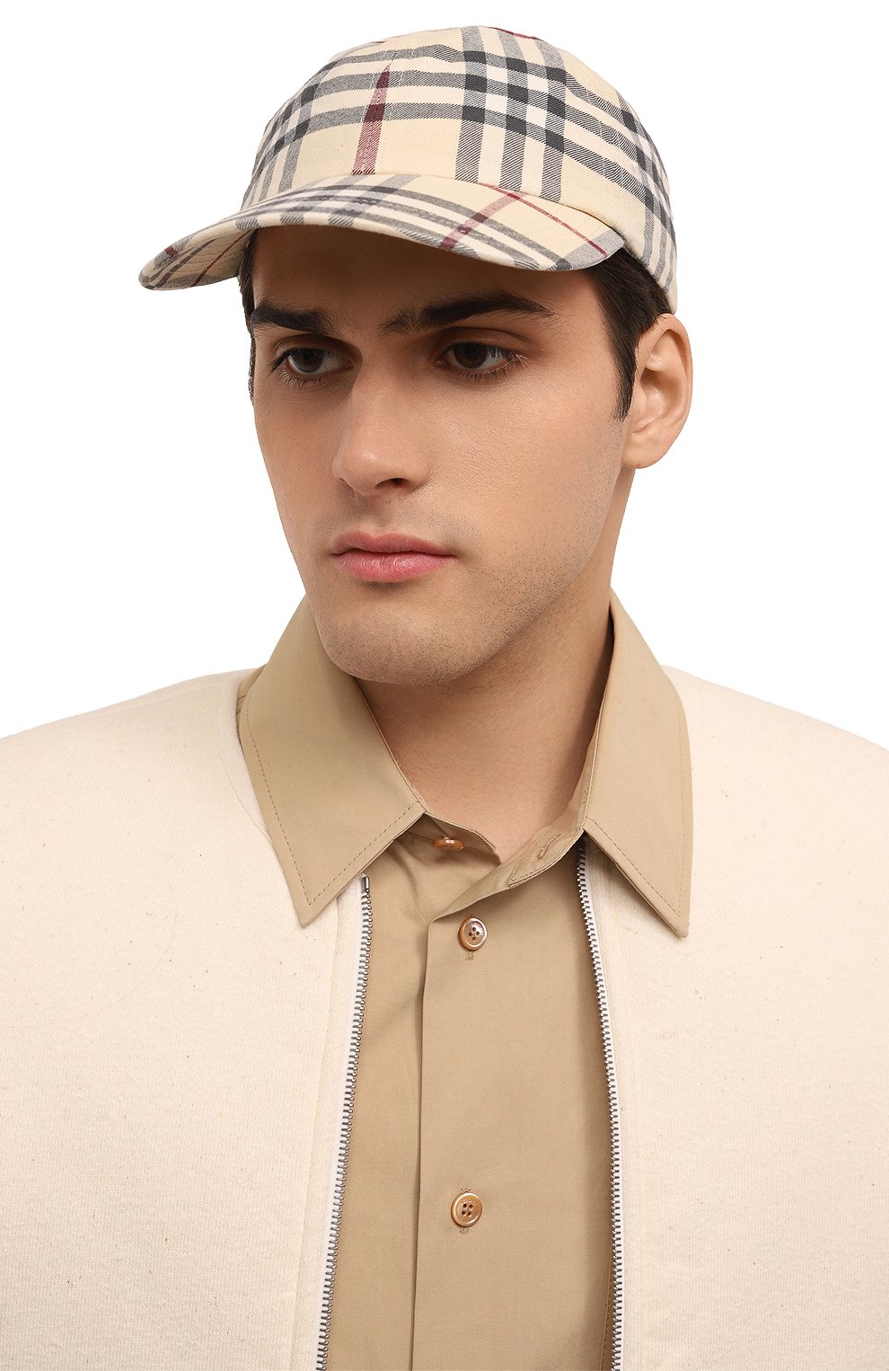 Хлопковая бейсболка BURBERRY, арт. 8073370, фото 2