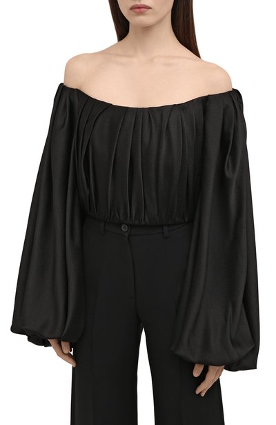 Топ SOLACE LONDON черного цвета по цене 49100 руб., арт. 0S31044, фото 3 Топ SOLACE LONDON, арт. 0S31044, фото 3