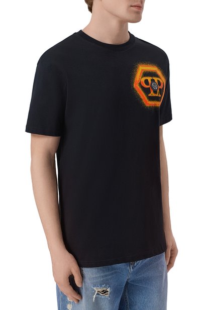 Хлопковая футболка PHILIPP PLEIN, арт. SAFC MTK8890 PJY002N, фото 3