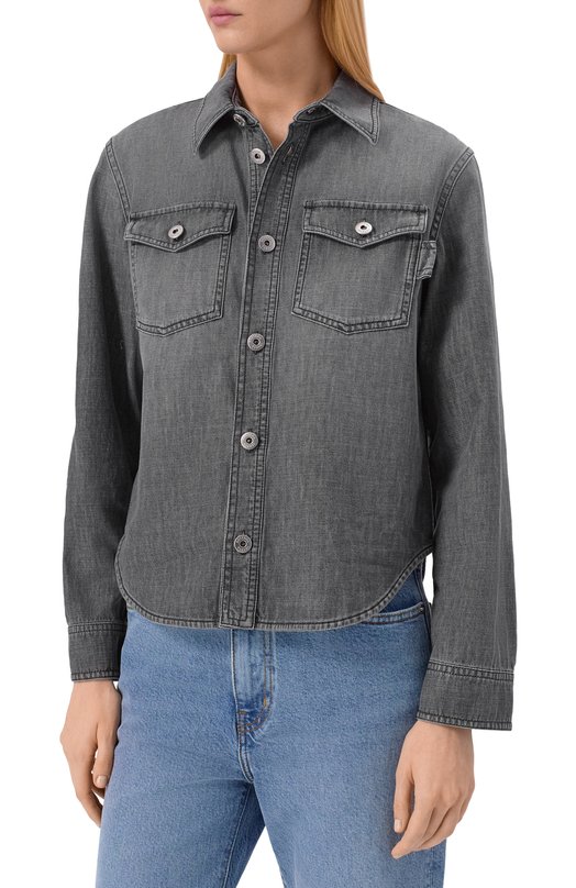 Джинсовая рубашка Bottega Veneta 841034/V5S00 Серый  841034/V5S00 Фото 3