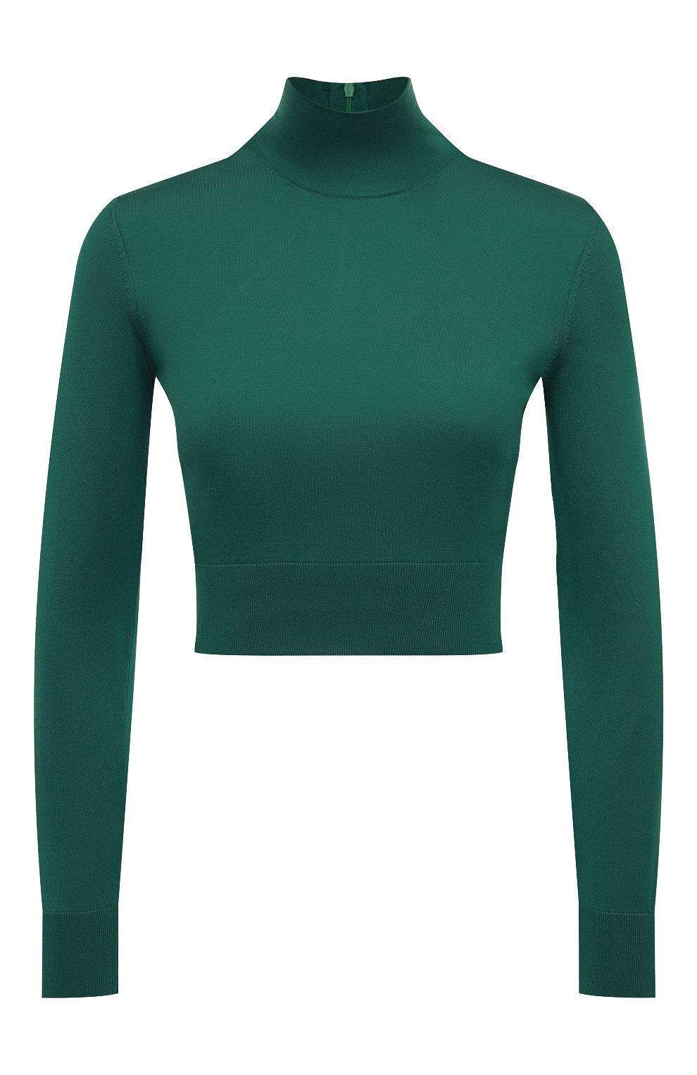 Шелковая водолазка DOLCE & GABBANA изумрудного цвета по цене 85650 руб., арт. FX807T/JASMI/0UTLET AW22-23, фото 1 Шелковая водолазка DOLCE & GABBANA, арт. FX807T/JASMI/0UTLET AW22-23, фото 1