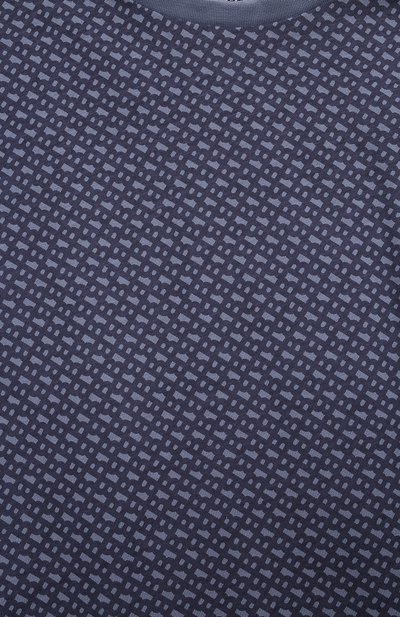 Хлопковая футболка BOSS синего цвета по цене 8460 руб., арт. J51213, фото 3 Хлопковая футболка BOSS, арт. J51213, фото 3