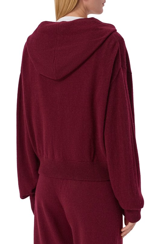 Кардиган из шерсти и кашемира Allude 255/17700 Бордовый  255/17700 Фото 4