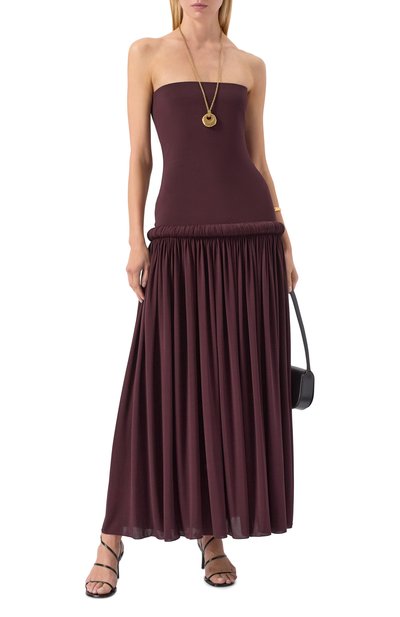 Платье из вискозы ALAIA, арт. AA9R1406J050A, фото 2