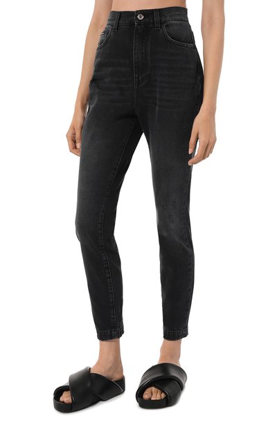 Джинсы DOLCE & GABBANA темно-серого цвета по цене 76950 руб., арт. FTCAHD/G8KA4, фото 3 Джинсы DOLCE & GABBANA, арт. FTCAHD/G8KA4, фото 3