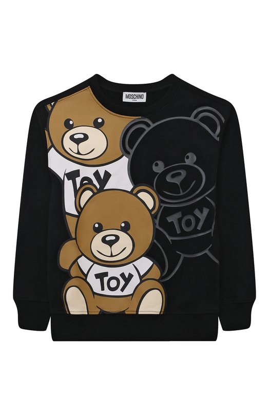 

Хлопковый свитшот Moschino, Чёрный