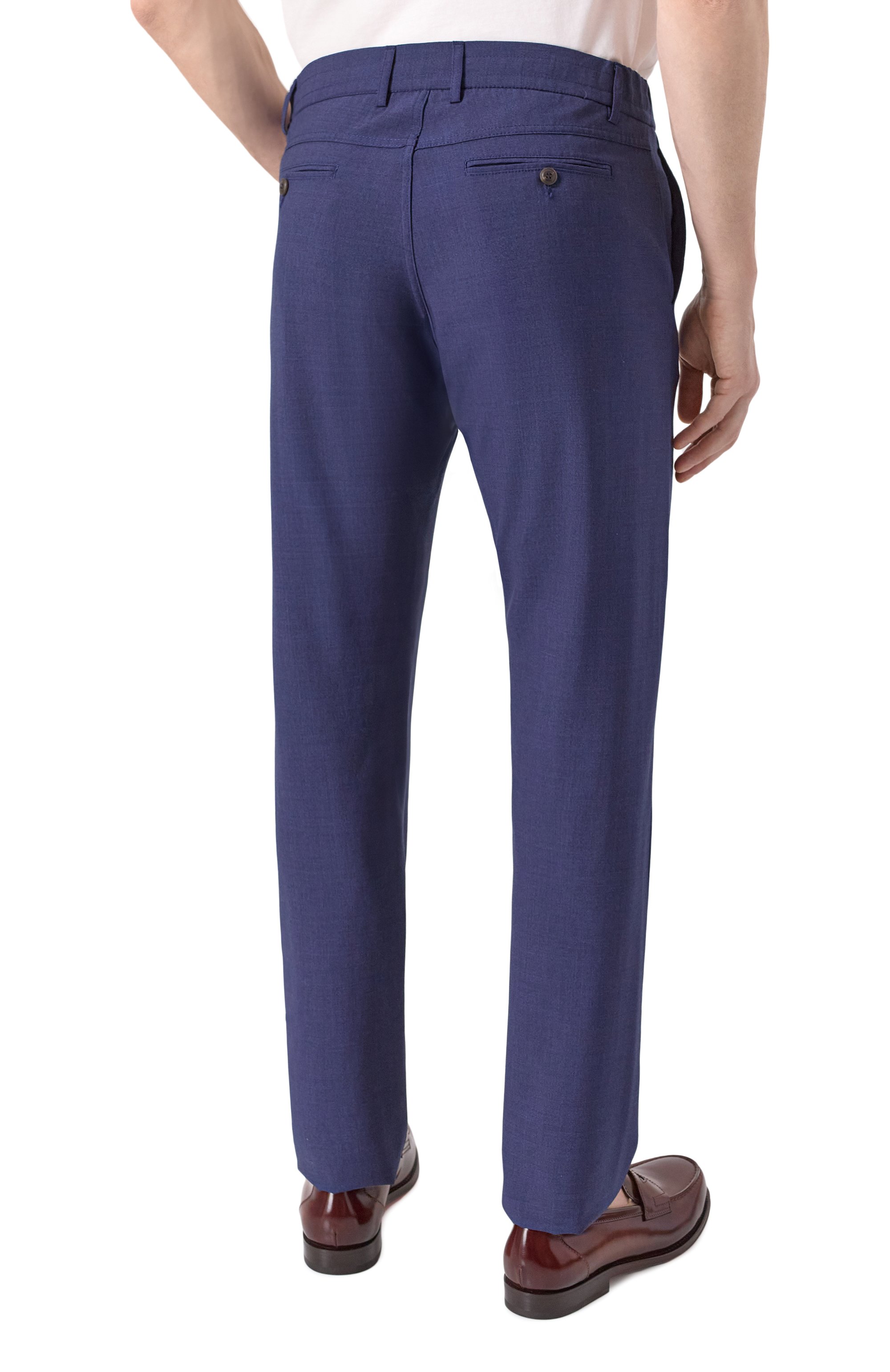 Шерстяные брюки CANALI, арт. V1659/AR05087, фото 4