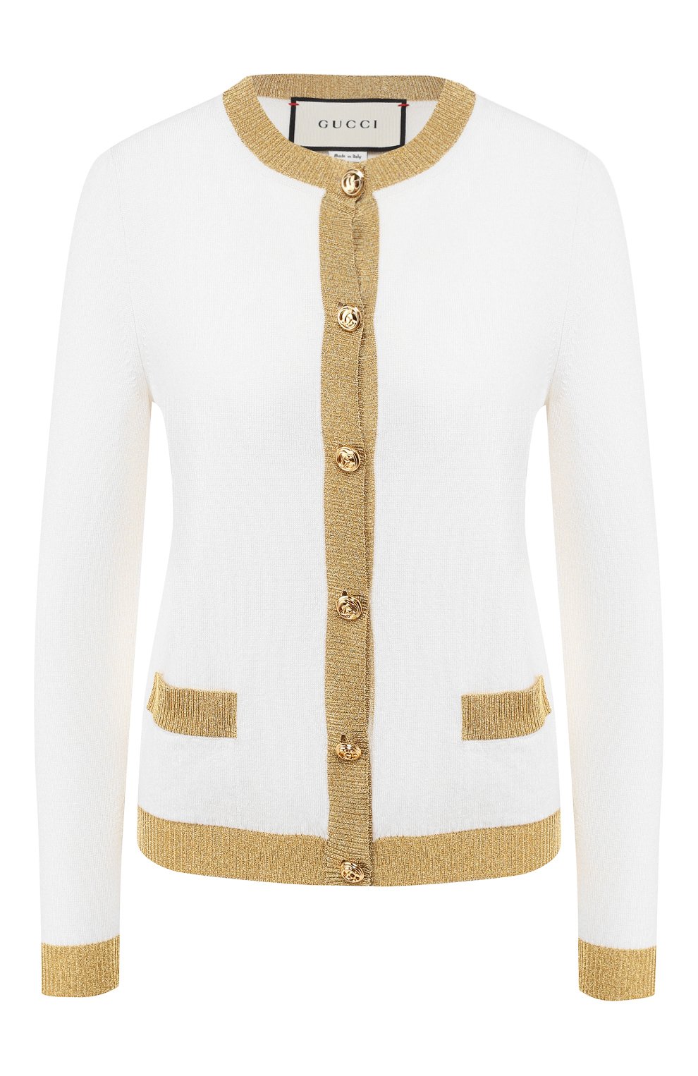 Кардиган из смеси кашемира и шелка GUCCI, арт. 555046/X9M84, фото 1