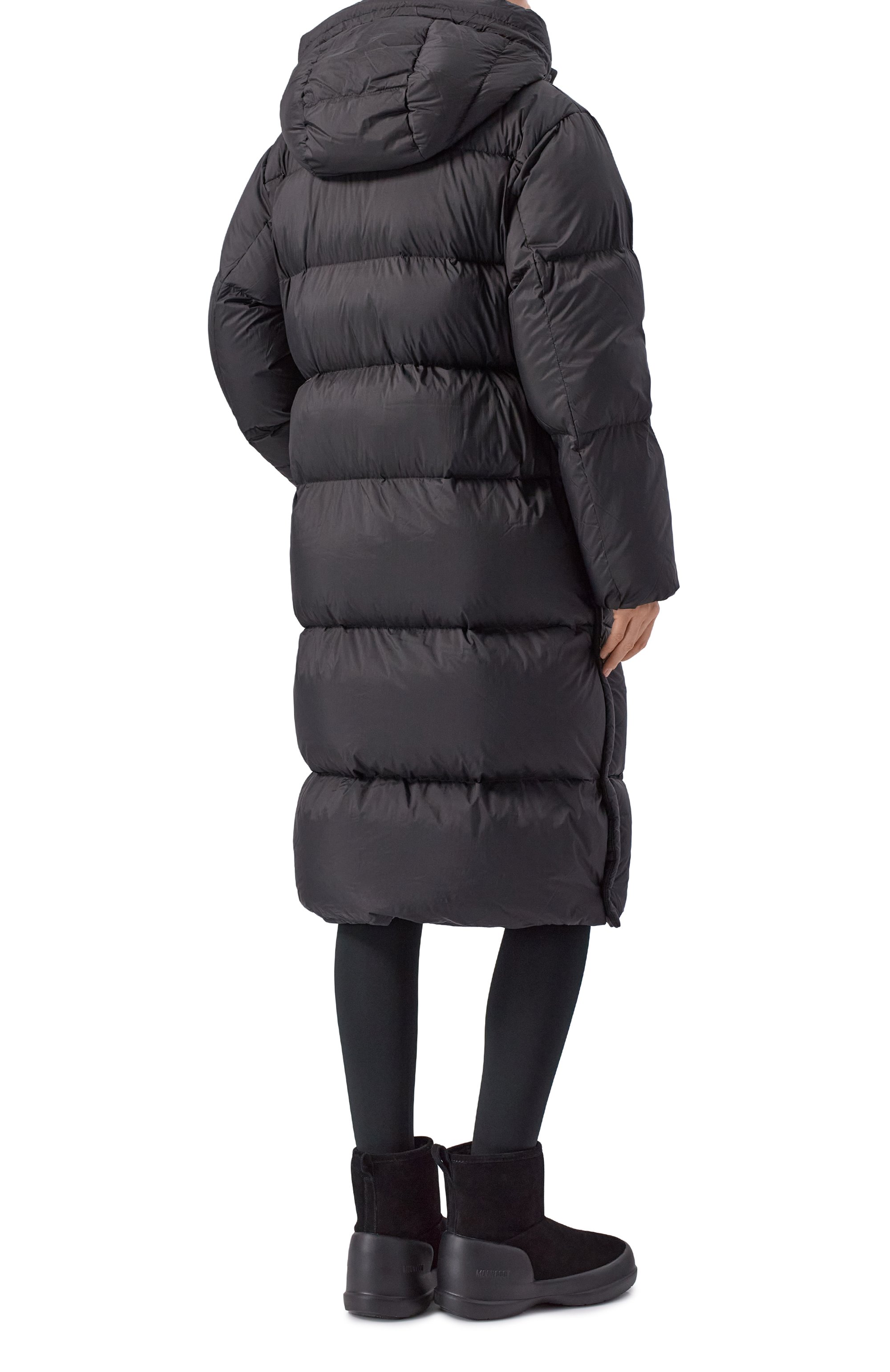 Пуховик HUGO черного цвета по цене 54950 руб., арт. 50546355, фото 4 Пуховик HUGO, арт. 50546355, фото 4