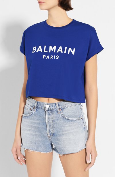 Хлопковая футболка BALMAIN, арт. TF01357/I416, фото 3
