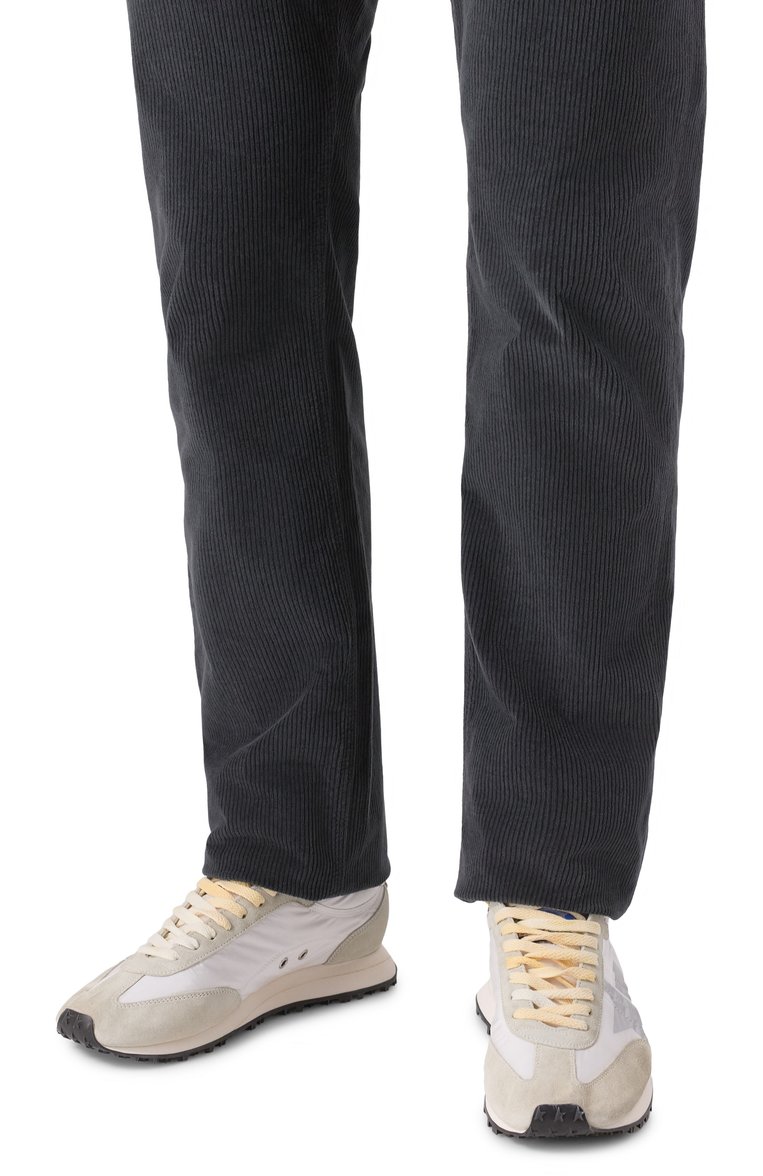 Мужские комбинированные кроссовки marathon GOLDEN GOOSE DELUXE BRAND белого цвета, арт. GMF00683.F005457 | Фото 3 (Подошва: Плоская; Материал внешний: Натуральная кожа, Текстиль; Материал внутренний: Натуральная кожа; Стили: Классический; Кросс-КТ: Низкие; Материал утеплителя: Без утеплителя; Автоматизация состава: Проставлено; Автоматизация ТО: Проставлено)