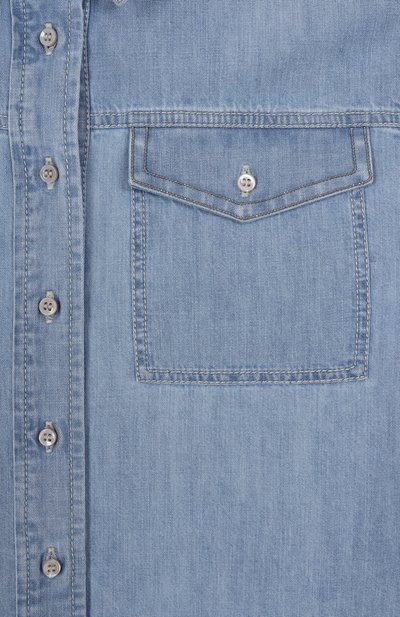 Джинсовая рубашка BRUNELLO CUCINELLI, арт. BH192C860B, фото 3