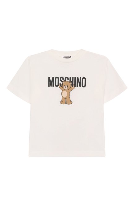Хлопковая футболка MOSCHINO, арт. HMM05G/LAA10/4-8