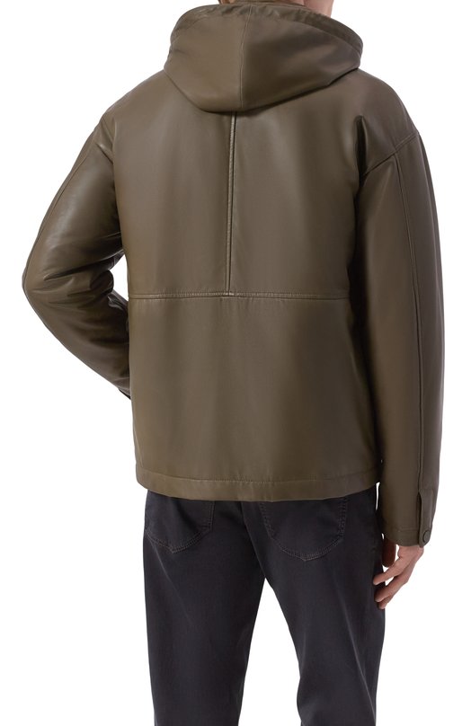 Кожаная куртка MVST M25.1PM.B004/CREAM NAPPA Хаки  M25.1PM.B004/CREAM NAPPA Фото 4
