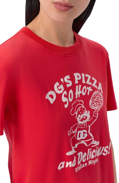 Хлопковая футболка DOLCE & GABBANA, арт. F8V42Z/GDDNF, фото 5