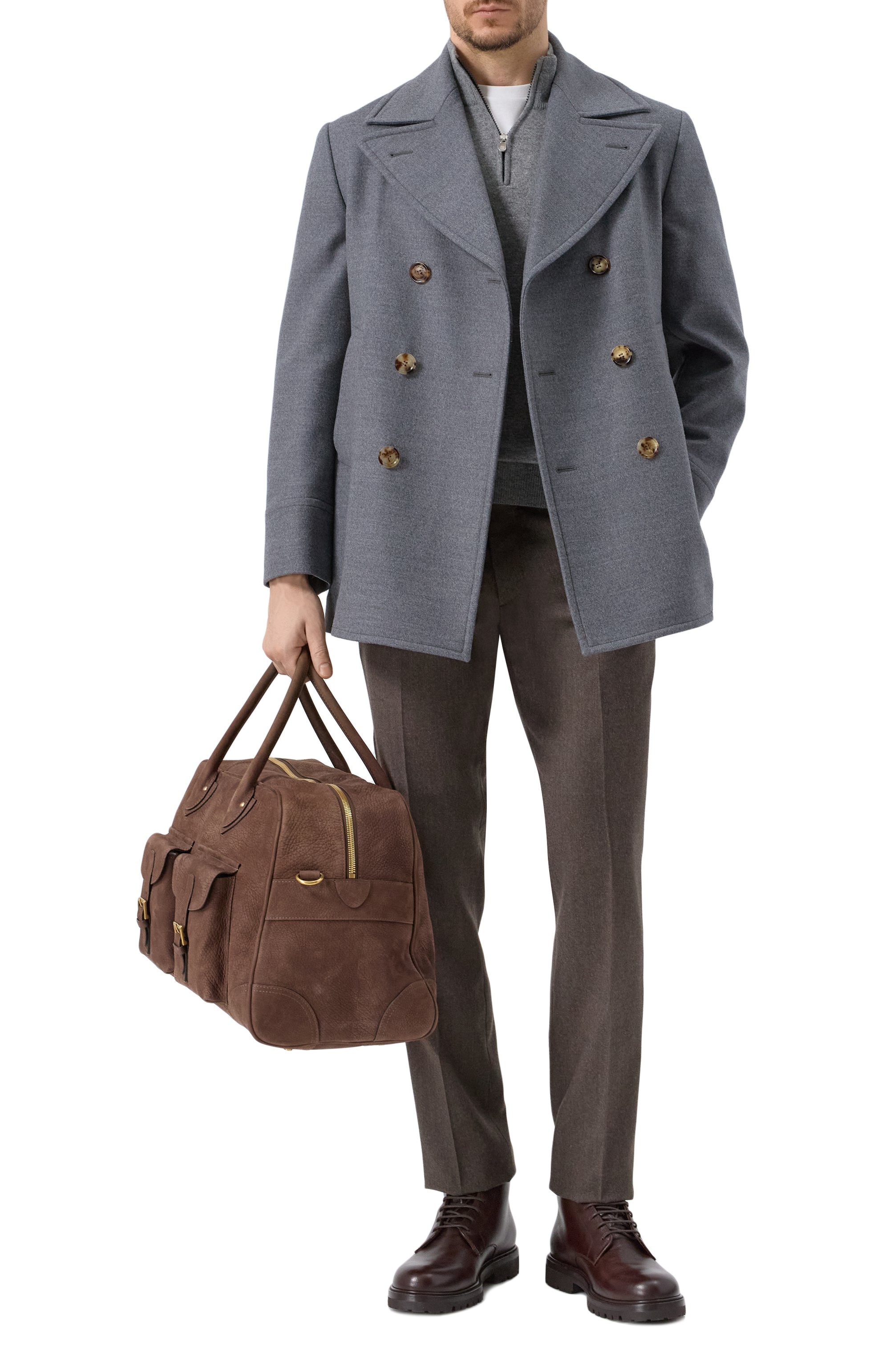 Шерстяной бушлат BRUNELLO CUCINELLI, арт. MY4417026, фото 2