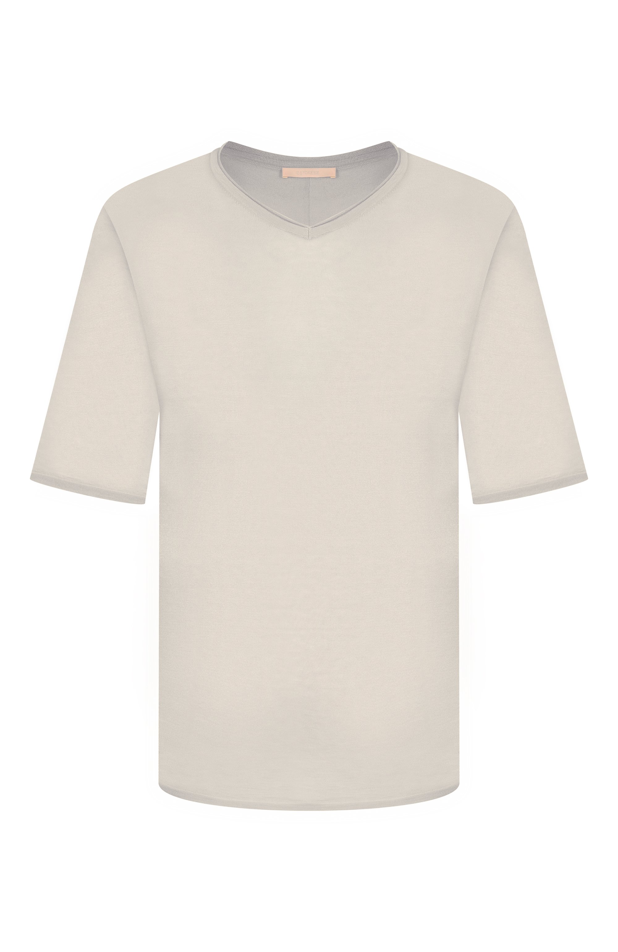 Футболка из шелка и хлопка 12 STOREEZ, арт. 137280, фото 1