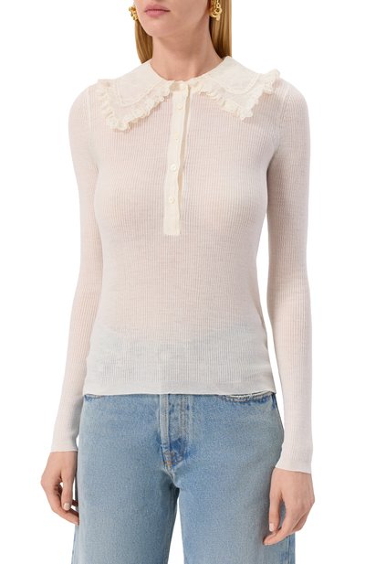 Шерстяное поло CHLOÉ, арт. CH25AHT58667, фото 3