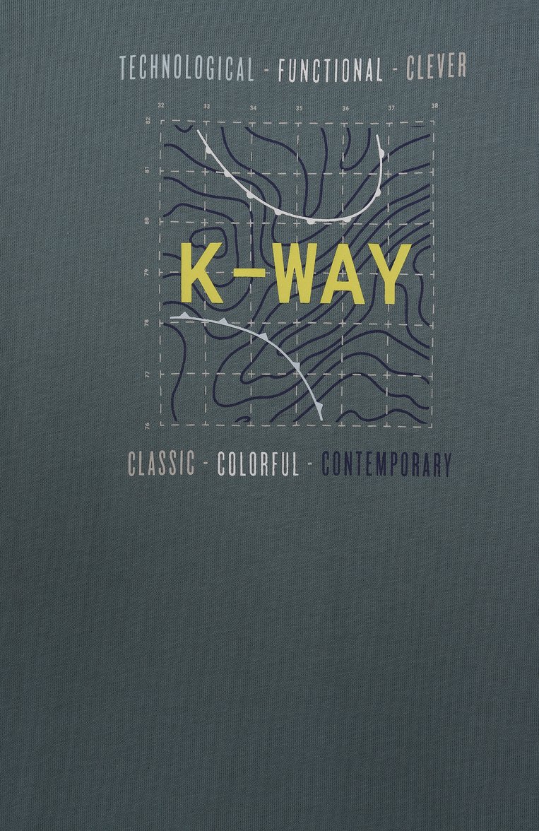 Хлопковая футболка K-WAY, арт. K5136ZW/16A, фото 1