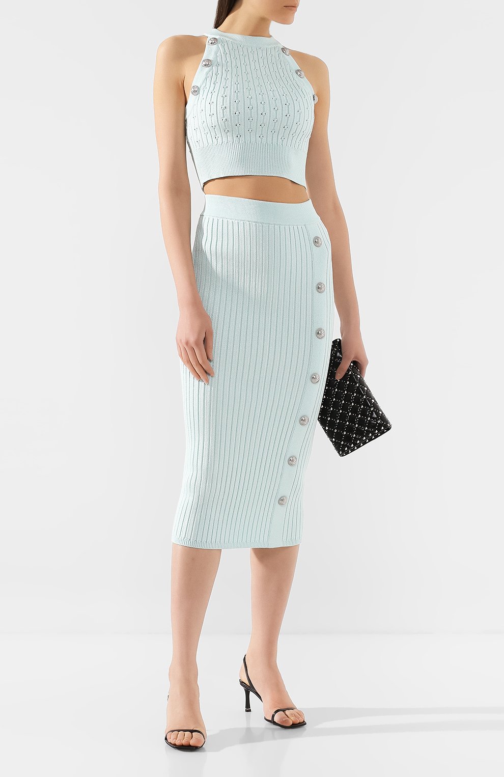 Юбка из вискозы BALMAIN, арт. SF24871/K487, фото 2