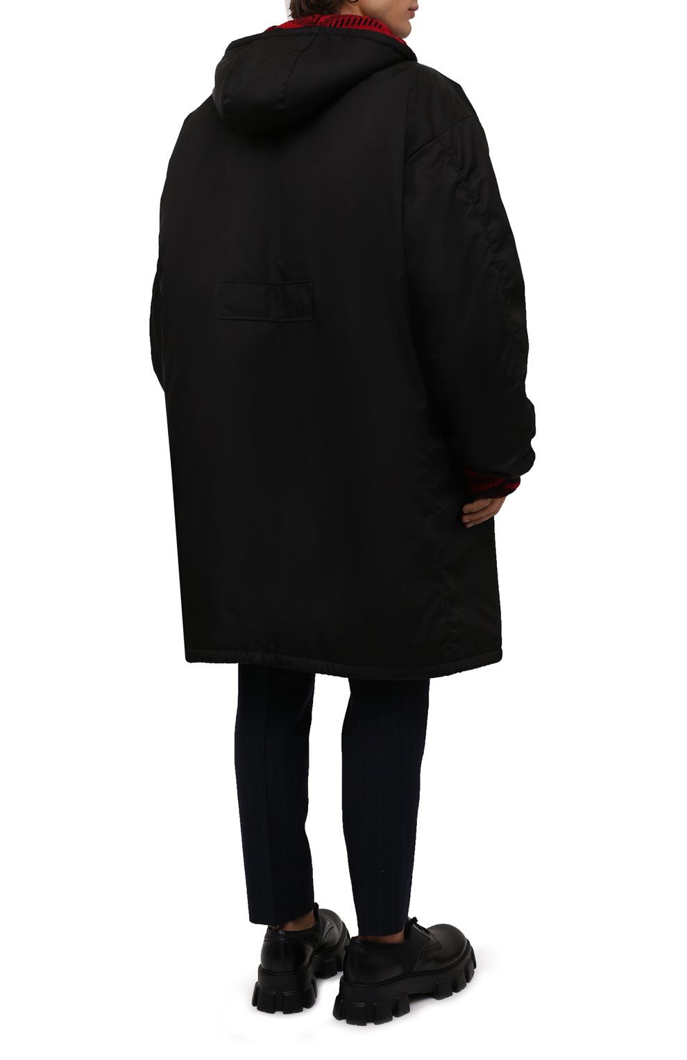 Плащ PRADA черного цвета по цене 520000 руб., арт. SGB896-1WQ8-F0002-212, фото 4 Плащ PRADA, арт. SGB896-1WQ8-F0002-212, фото 4