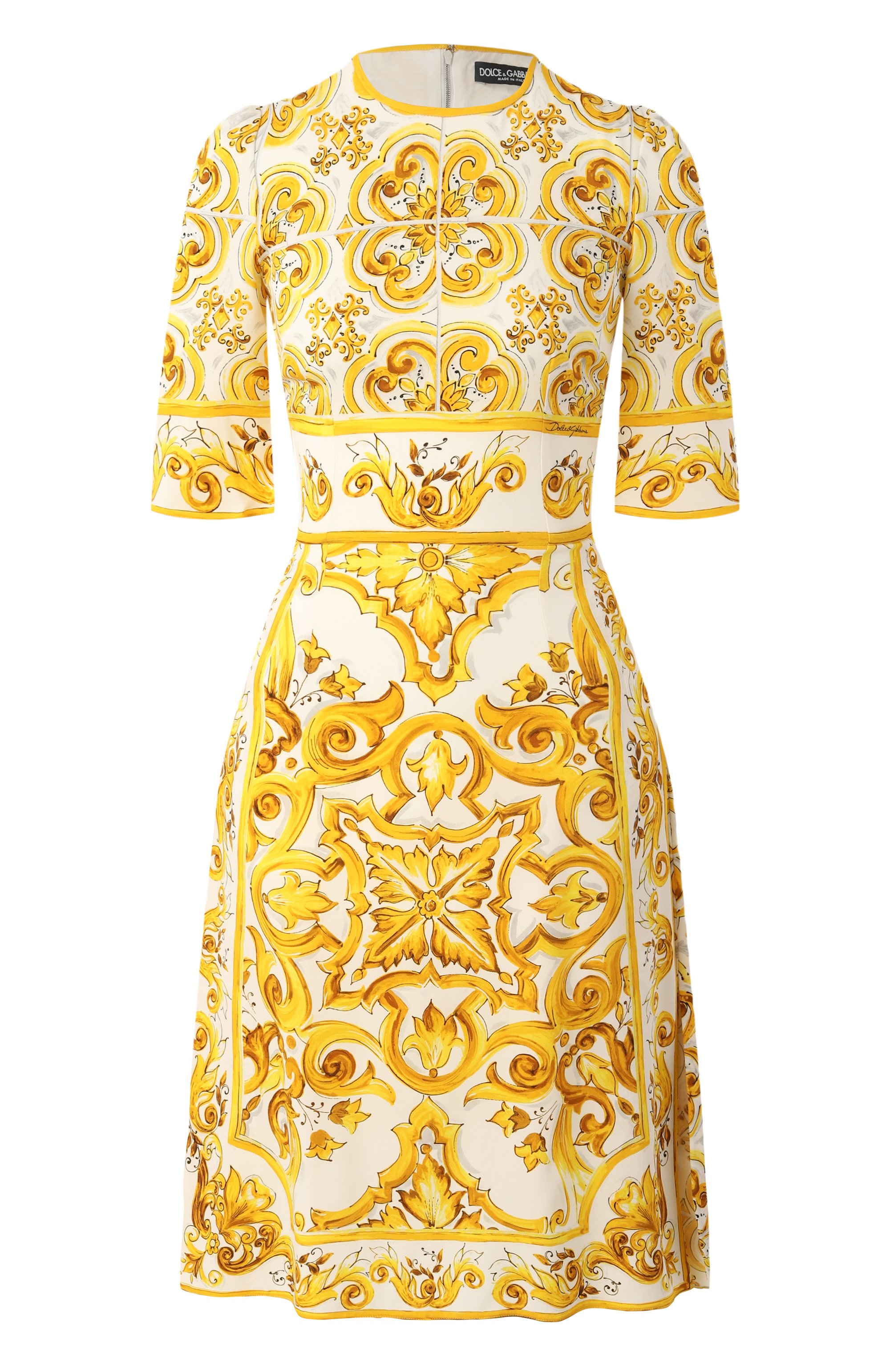 Шелковое платье DOLCE & GABBANA, арт. F6ADST/HPABL, фото 1