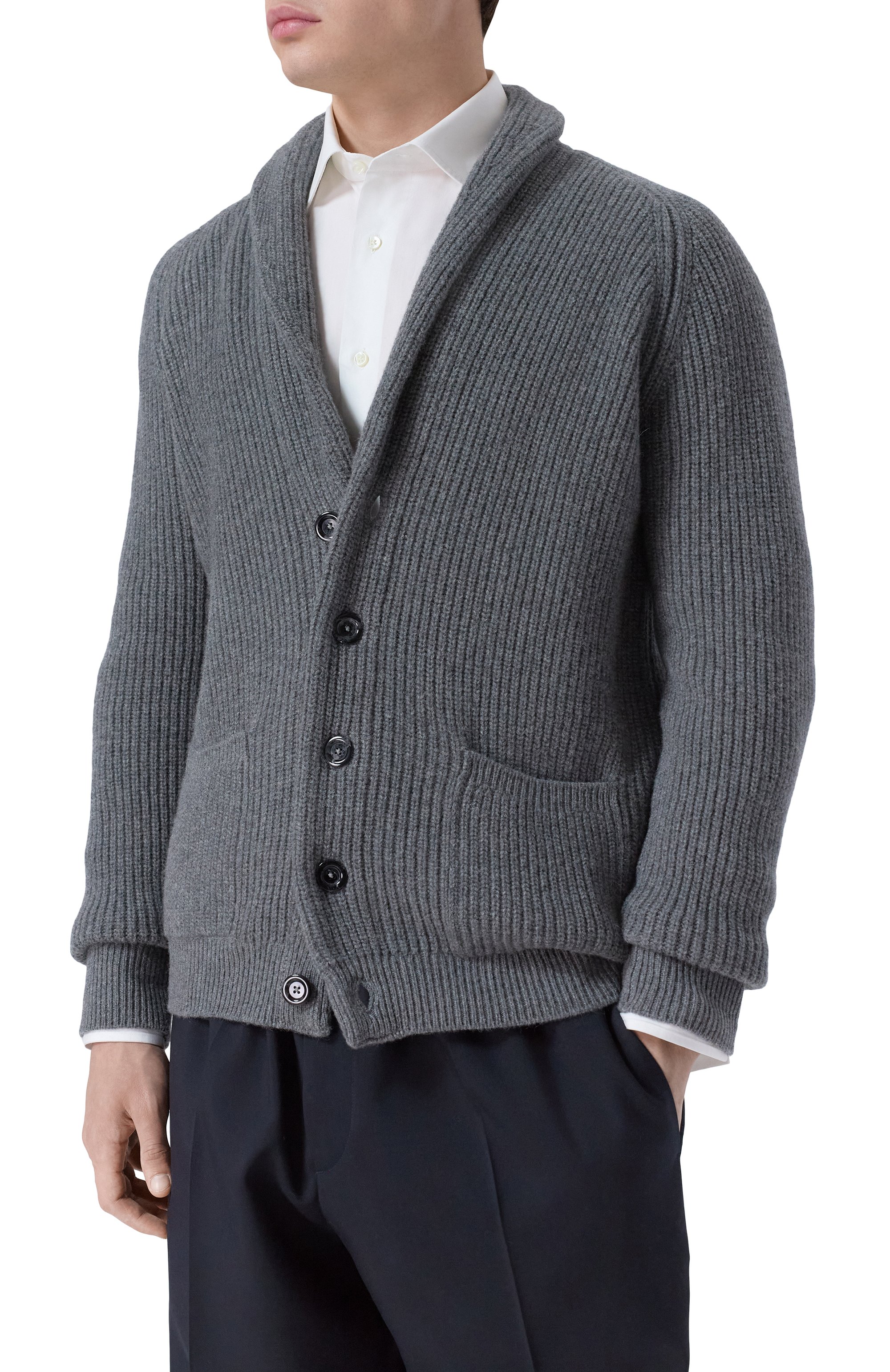 Кардиган из шерсти �и кашемира ANDREA CAMPAGNA, арт. M5625-6145FB, фото 3